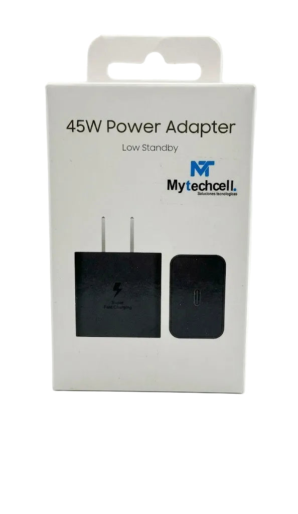 Adaptador de corriente USB-C MyTech 45 W | Compatible con Samsung - vista 2 - MyTechCell Colombia