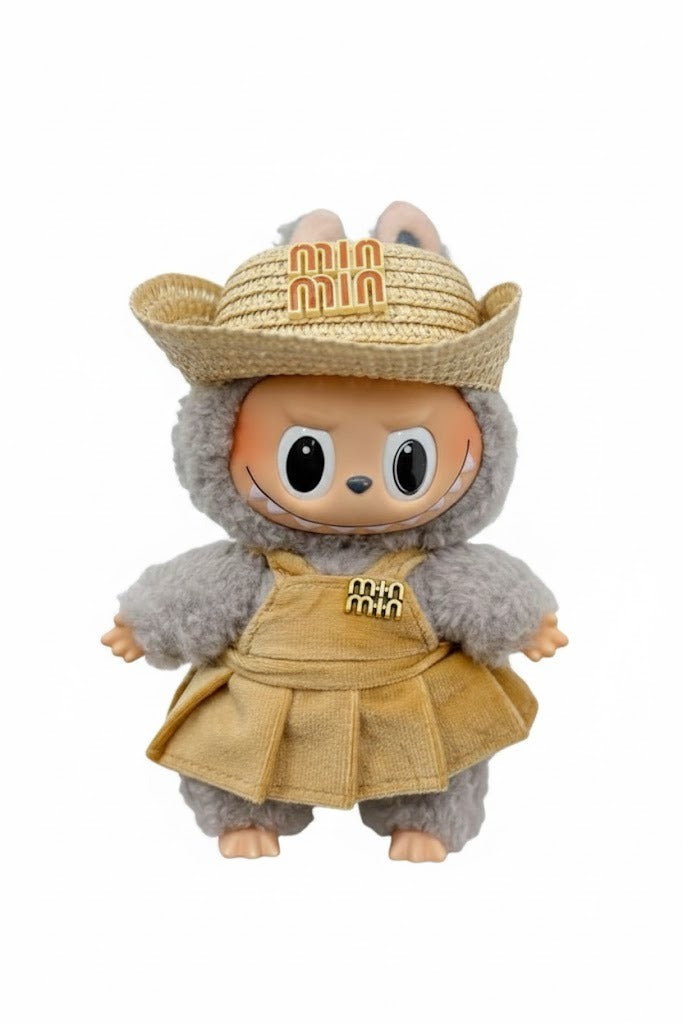 Vestido miumiu + Sombrero Labubu