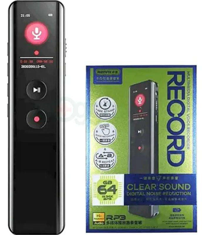 Grabadora Remax RP3 vista 2 - MyTechCell Colombia