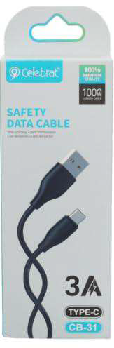 Cable Celebrant CB31 Usb Tipo C Negro