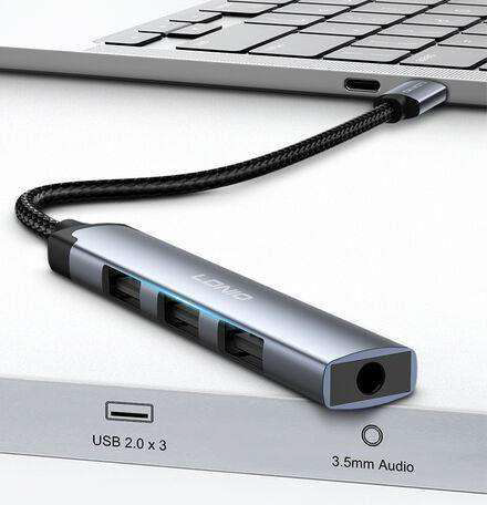 Multipuerto + 3.5mm LDNIO DS-104C vista 3 - MyTechCell Colombia