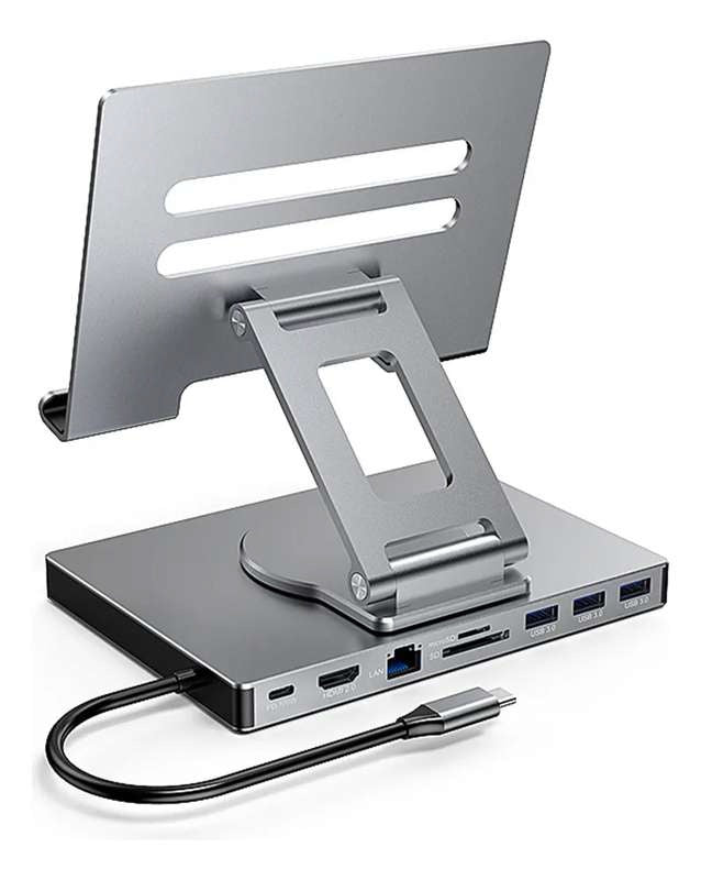 Holder 360º Metalico Tablet Multipuerto #1 - MyTechCell Colombia