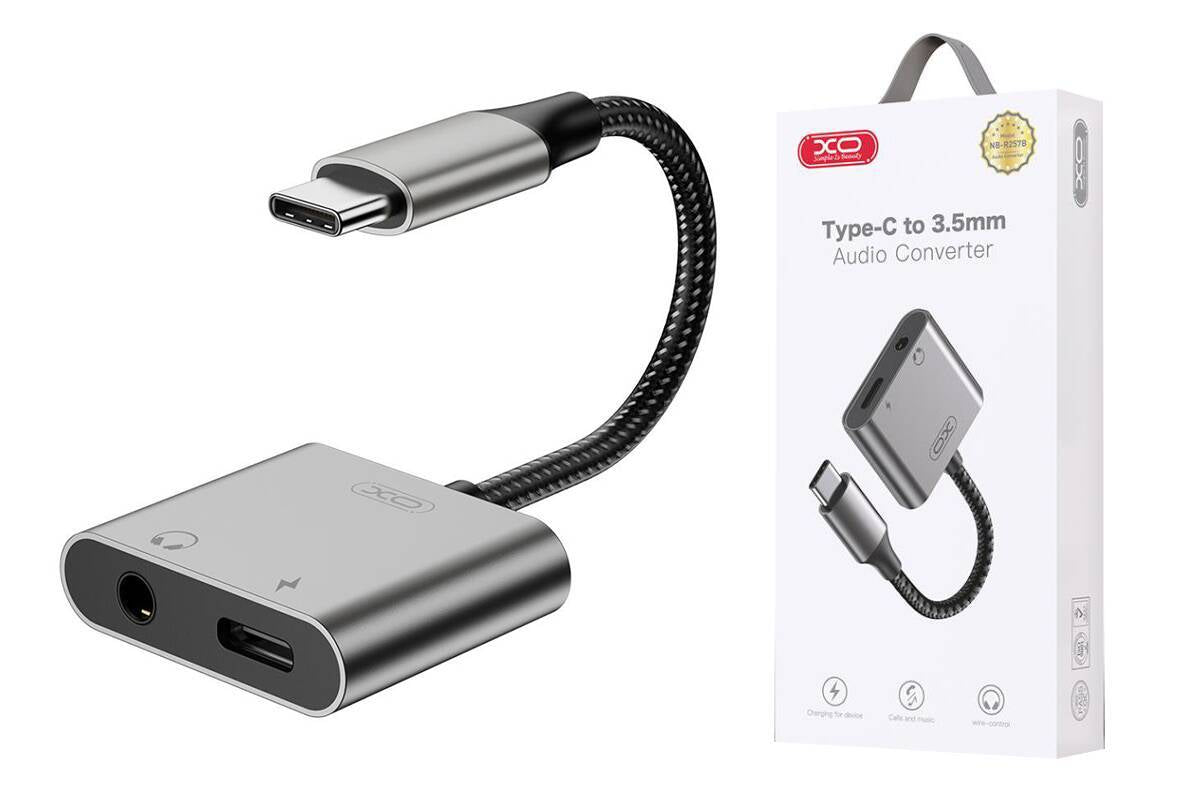 Adaptador Xo R257B C Tipo-C + 3.5 Mm vista 2 - MyTechCell Colombia