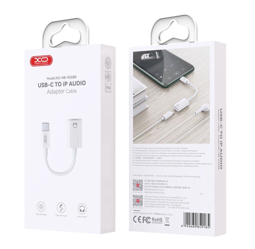 Adaptador Xo NB R268B vista 4 - MyTechCell Colombia
