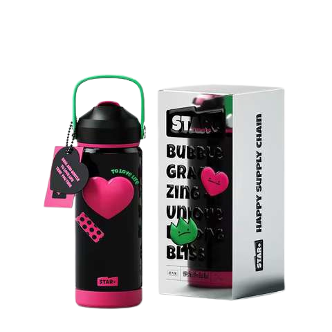 Termo Star+ 550ml corazon metalizado #14