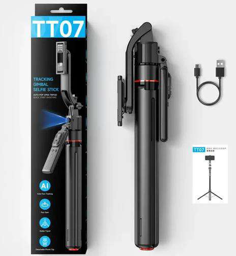 Selfie Stick TT07 1.70mts con Sensor de Movimiento vista 2 - MyTechCell Colombia