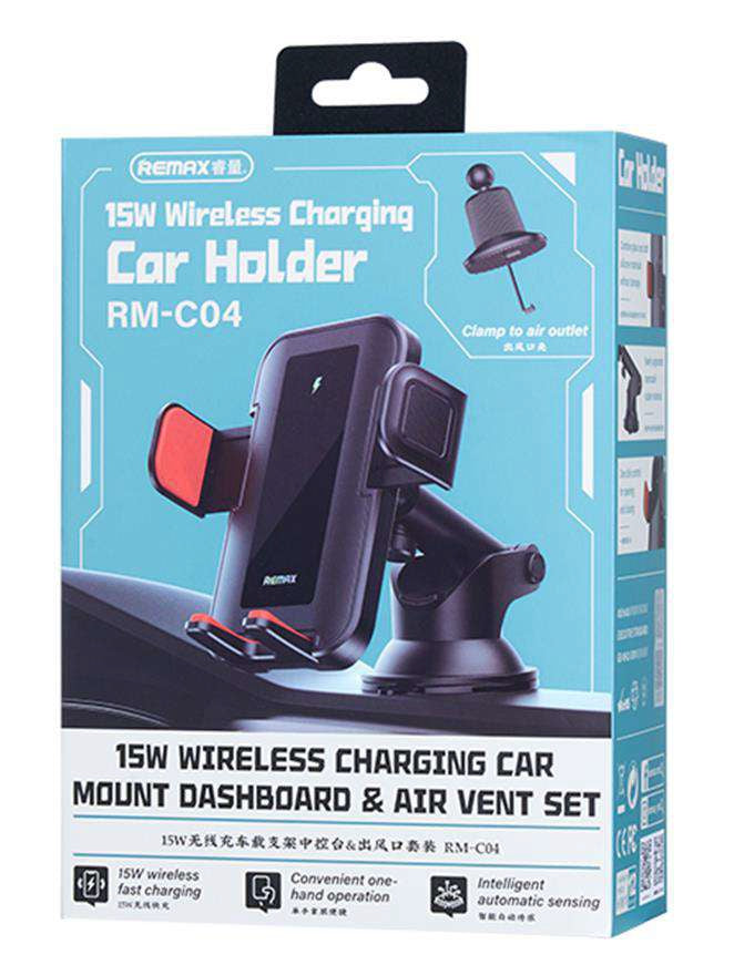 Holder Carga Magnetica Remax RM-C04 vista 2 - MyTechCell Colombia