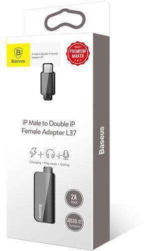 Adaptador Baseus L37 vista 3 - MyTechCell Colombia