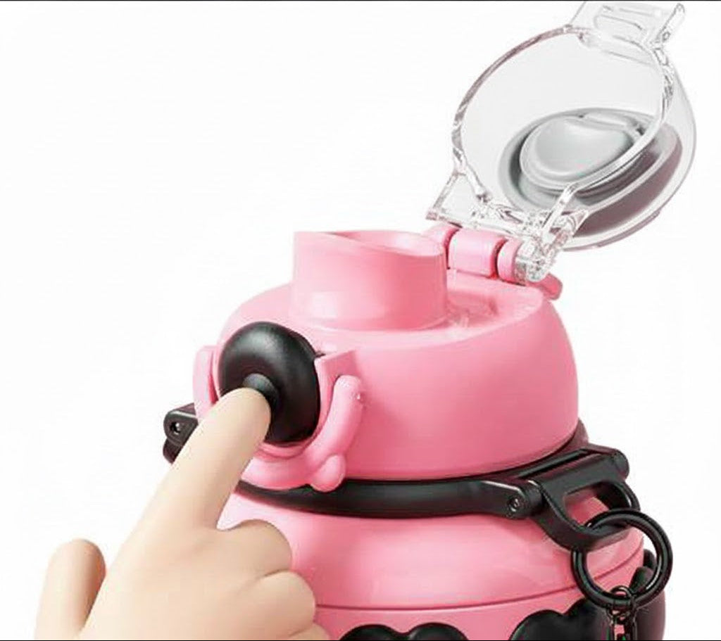 Termo Star+ Cerámico 600ml redondo de corazones