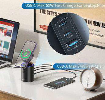 Estación de Carga Threekey TK-31 vista 2 - MyTechCell Colombia