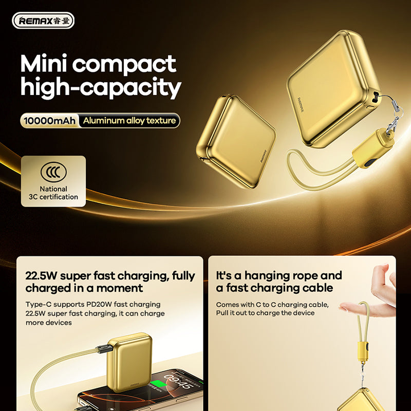 Power Bank FCP-9 REMAX 10.000 mAh vista 3 - MyTechCell Colombia