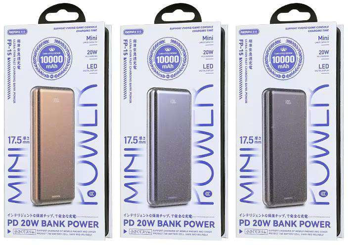 Power Bank Remax FP-15 10.000mAh vista 2 - MyTechCell Colombia