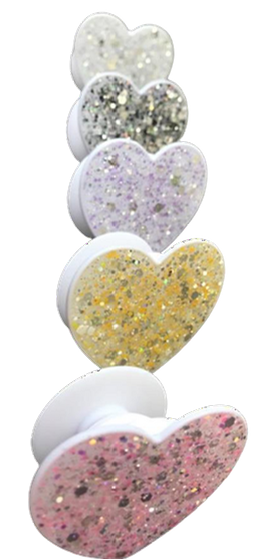 Popsocket Corazón Brillos vista 2 - MyTechCell Colombia