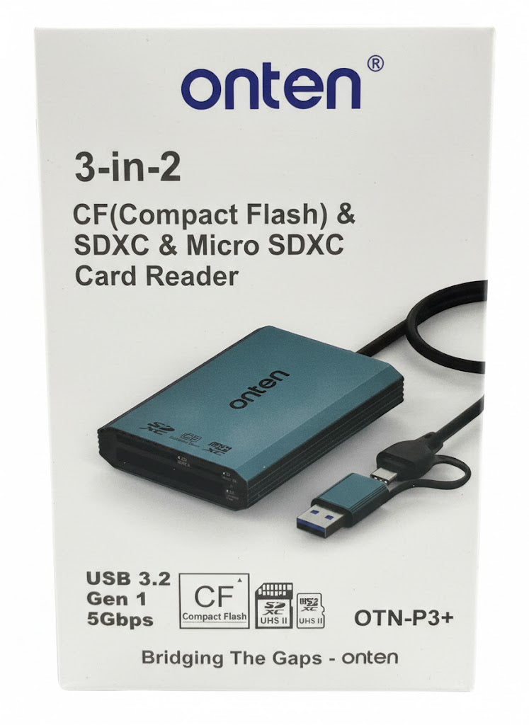 3 en 2 Usb/Tipo-C Onten KSS-P3+ vista 2 - MyTechCell Colombia