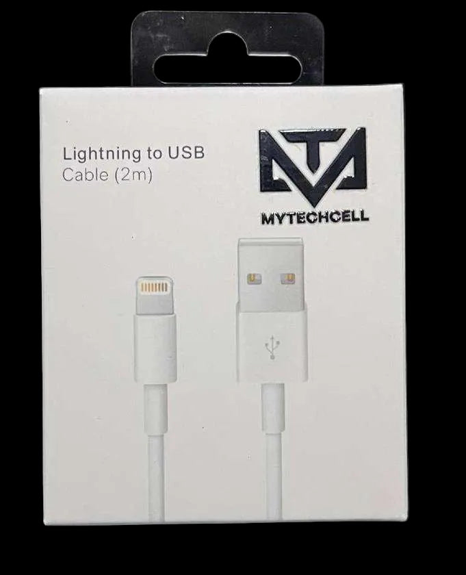 Cable Calidad Original MYT USB - LIGHTNING 2MT vista 2 - MyTechCell Colombia