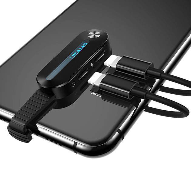 Adaptador + Soporte Usams SJ357 vista 2 - MyTechCell Colombia