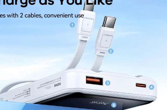 Power Bank Remax RPP-679 10.000mAh vista 4 - MyTechCell Colombia