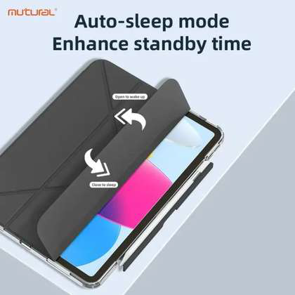 Smart Case Mutural Transparente vista 3 - MyTechCell Colombia