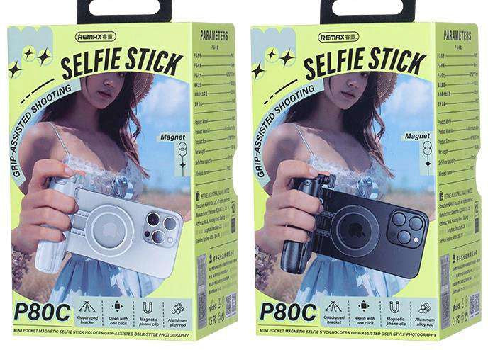 Selfie Stick Magsafe Max P80C vista 3 - MyTechCell Colombia