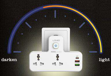 Multitoma LDNIO SC2311 2500 W | 2 tomas y USB-C PD 20 W - vista 4 - MyTechCell Colombia