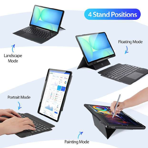 Smart Case Teclado Desprendible Keyboard Duxcucies vista 3 - MyTechCell Colombia
