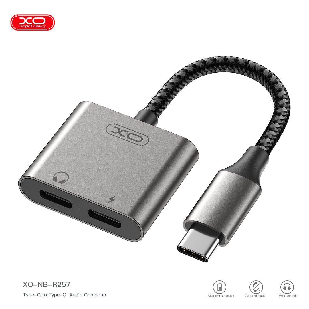 Adaptador Xo R257A Tipo C Tipo C Tipo C