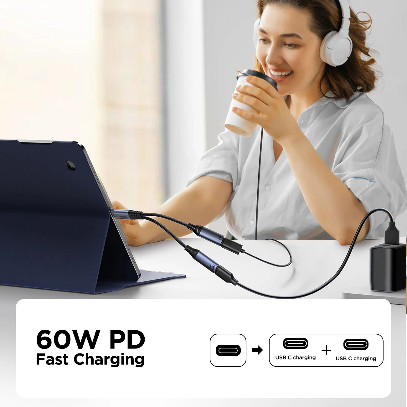 Adaptador Joyroom SY C03 vista 3 - MyTechCell Colombia