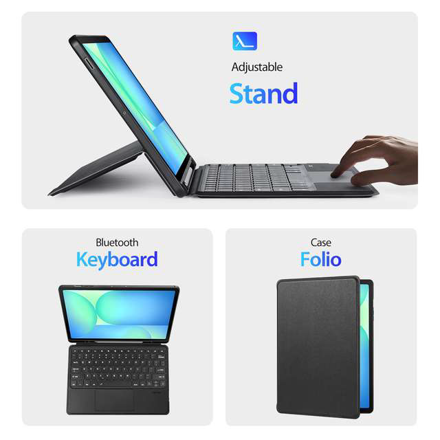 Smart Case Teclado Desprendible Keyboard Duxcucies vista 4 - MyTechCell Colombia
