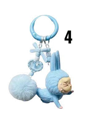 Llavero Labubu Yoga #1