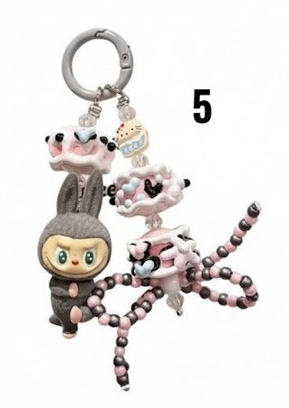 Llavero Labubu Yoga #2