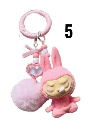 Llavero Labubu Yoga #1