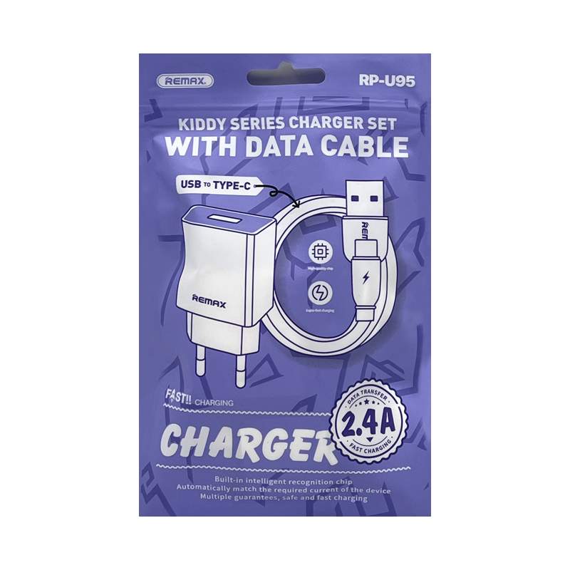 Cargador Remax Rp U95 Usb-Tipo C 2.4ª