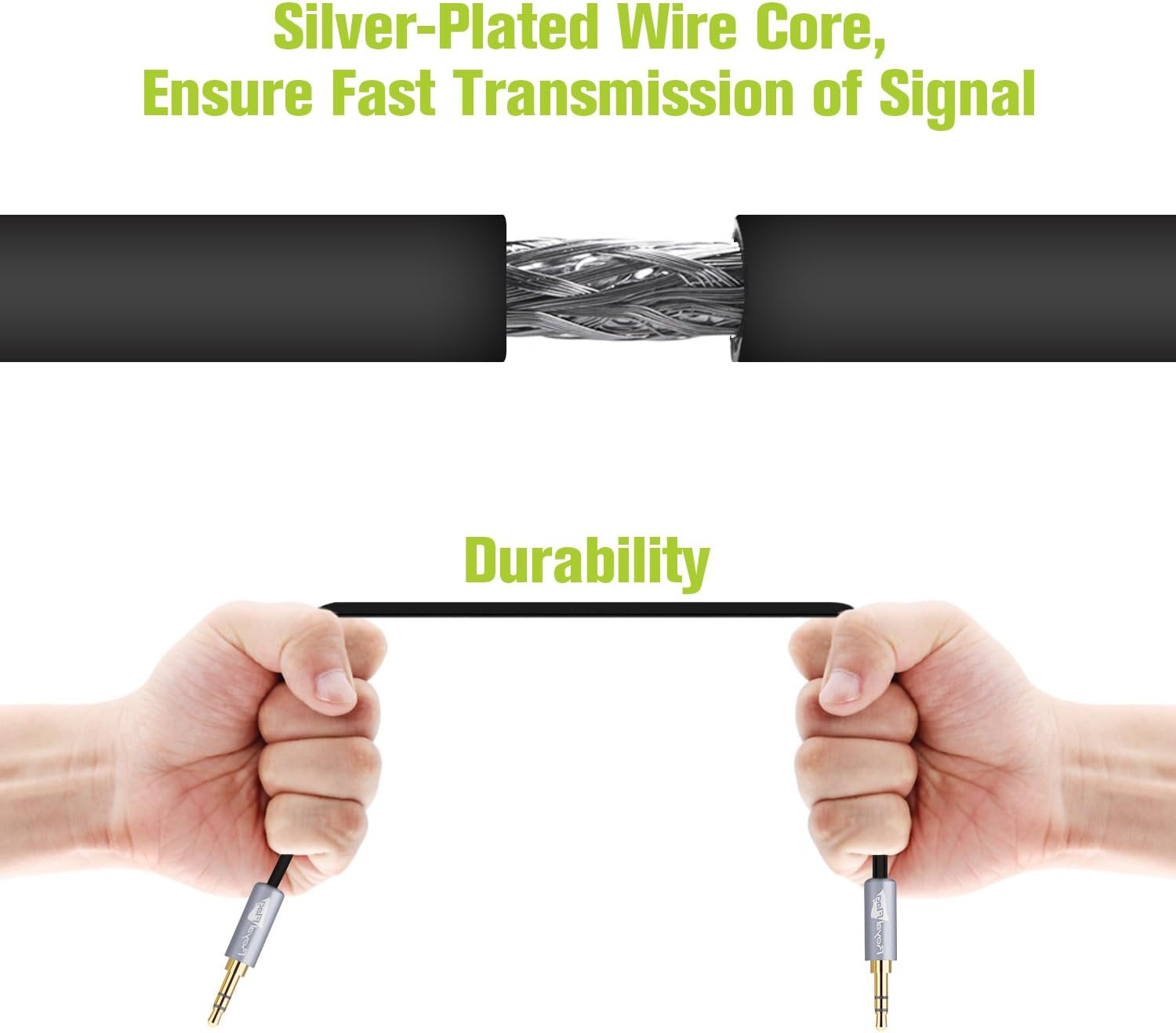 Cable Auxiliar Royal Flag vista 4 - MyTechCell Colombia
