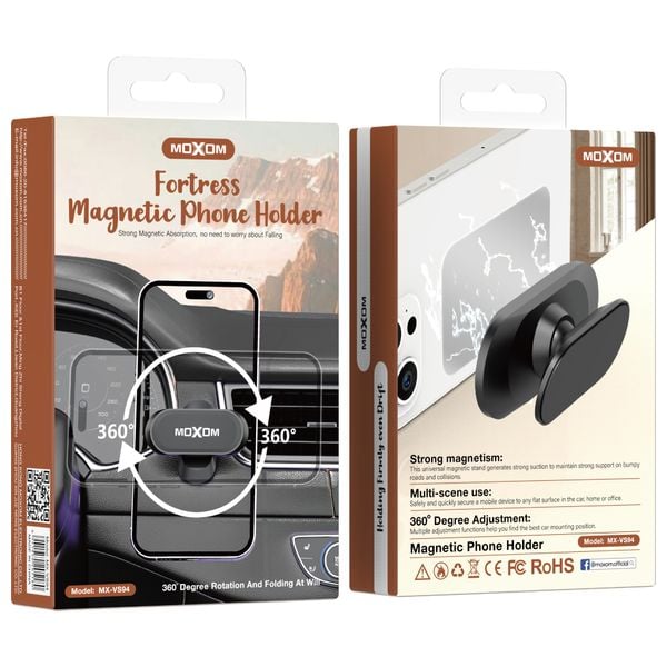 Holder Magnetico Moxom VS94 vista 3 - MyTechCell Colombia