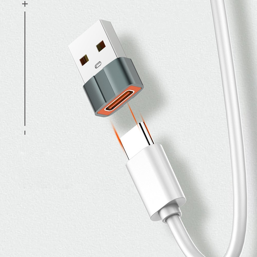 Adaptador LDNIO LC150 USB-C hembra a USB-A macho - vista 3 - MyTechCell Colombia