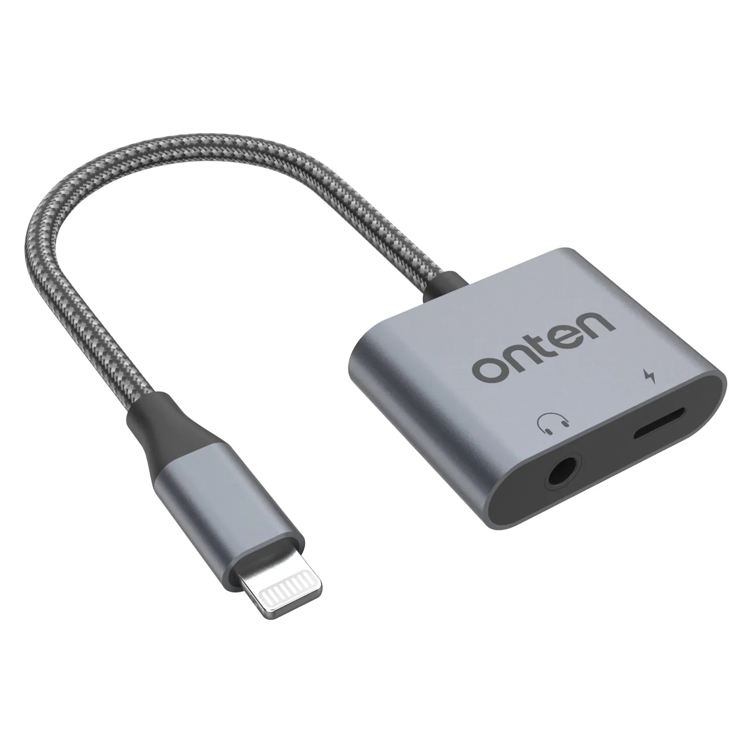 Adaptador Onten 132 Lightning A C+3.5Mm