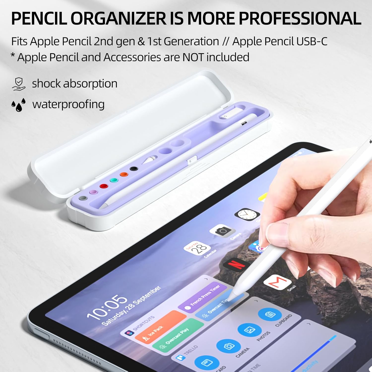 Cajita Para Apple Pencil + Set de Repuesto de Puntas Colores vista 12 - MyTechCell Colombia
