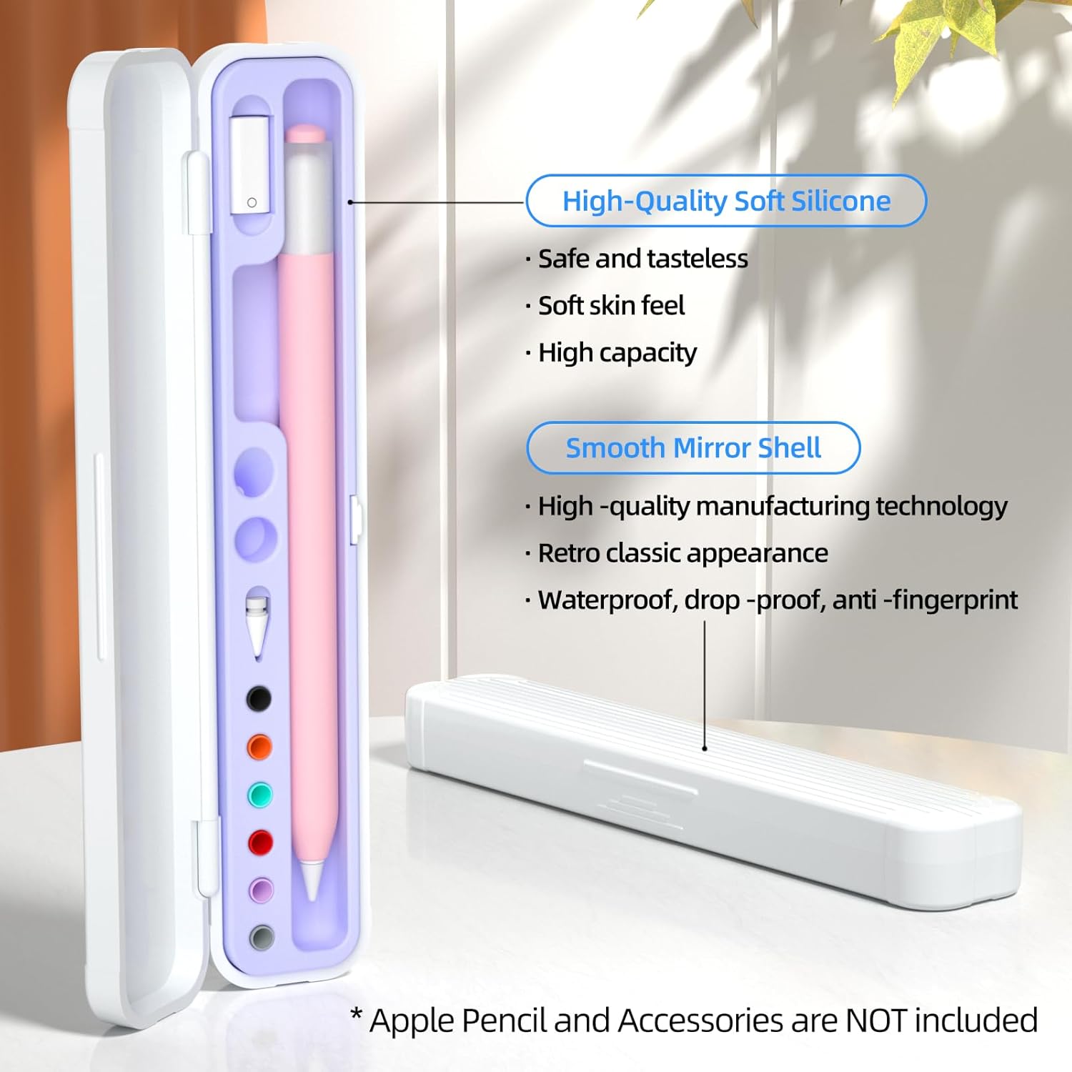 Cajita Para Apple Pencil + Set de Repuesto de Puntas Colores vista 10 - MyTechCell Colombia