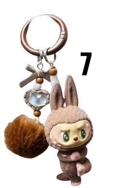 Llavero Labubu Yoga #1