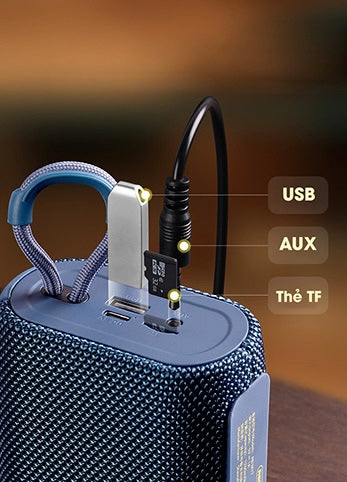 Parlante Remax + Audífonos M17 AZUL