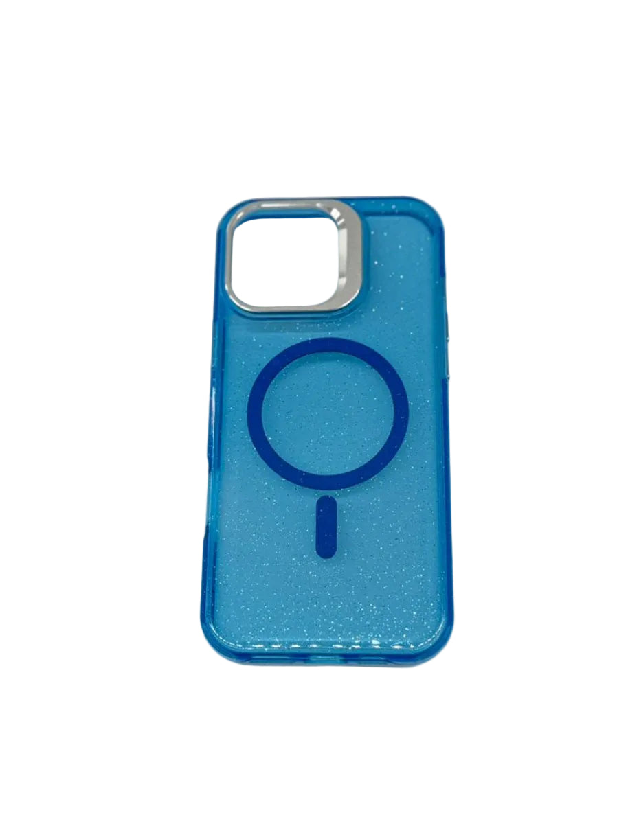 ESTUCHE MAGSAFE GLITTER CAMARA METALICA vista 3 - MyTechCell Colombia