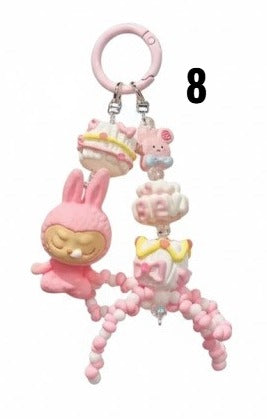 Llavero Labubu Yoga #2