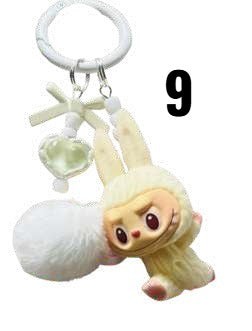 Llavero Labubu Yoga #1