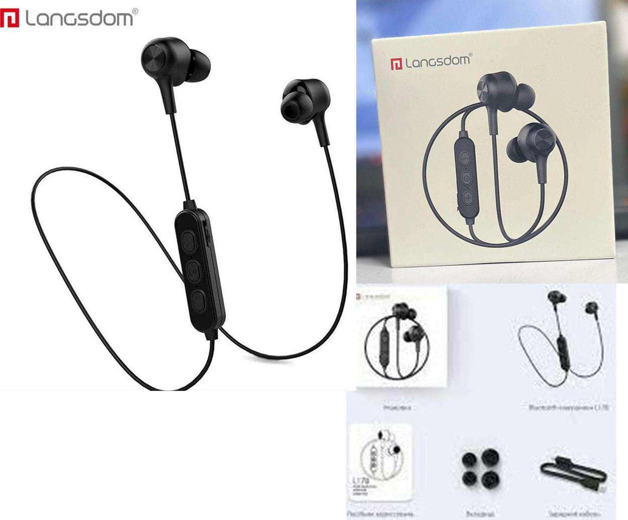 Audifonos Bluetooth Langsdom Con Cable