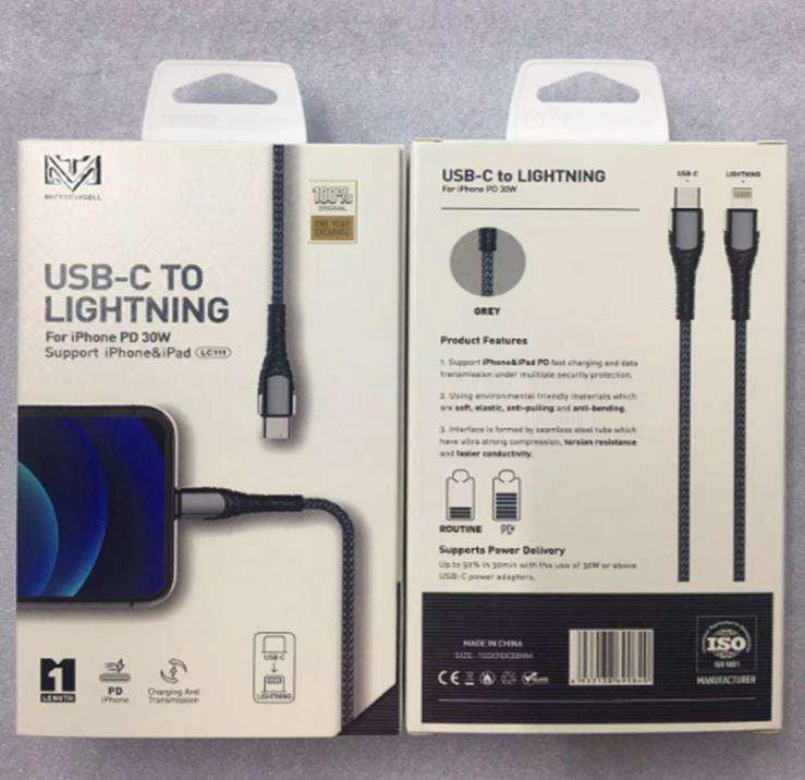 Cable Mytechcell LC111 Tipo C Lightning 1M