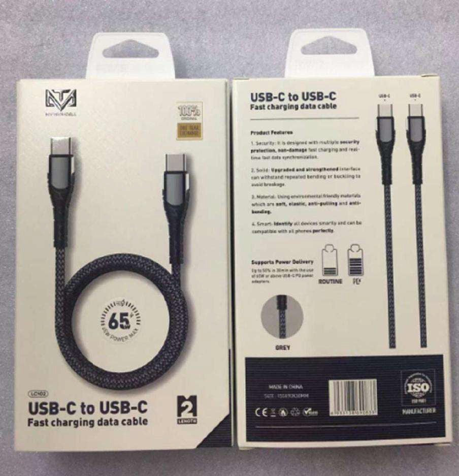 Cable Mytechcell LC102 C Tipo C 65W 2M