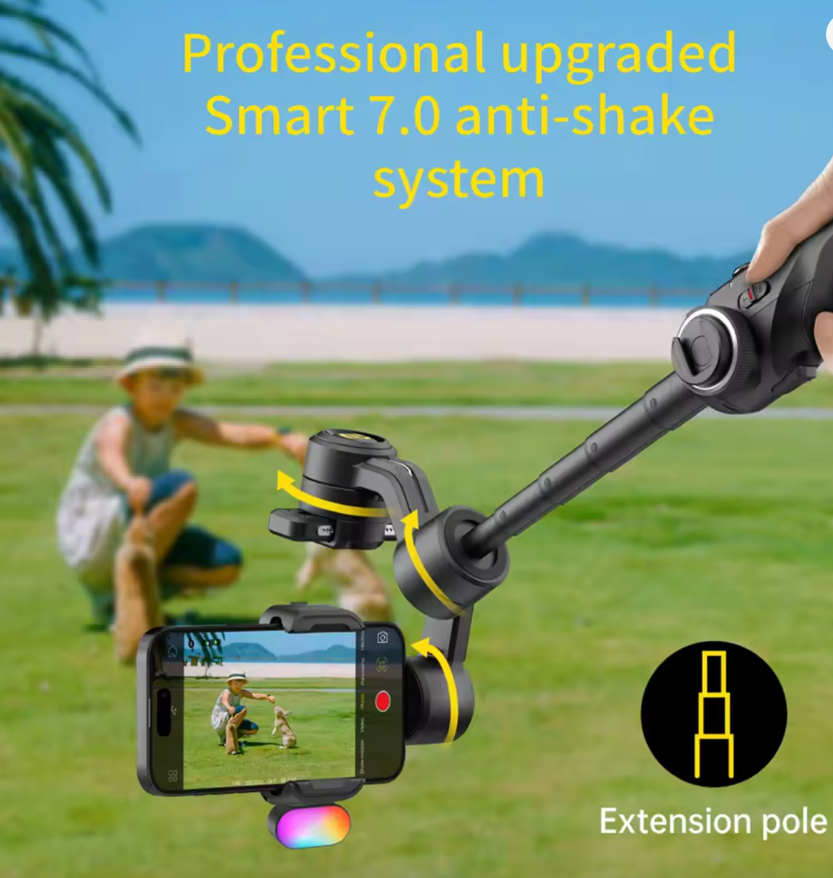 Estabilizador Aochuan S2 Negro