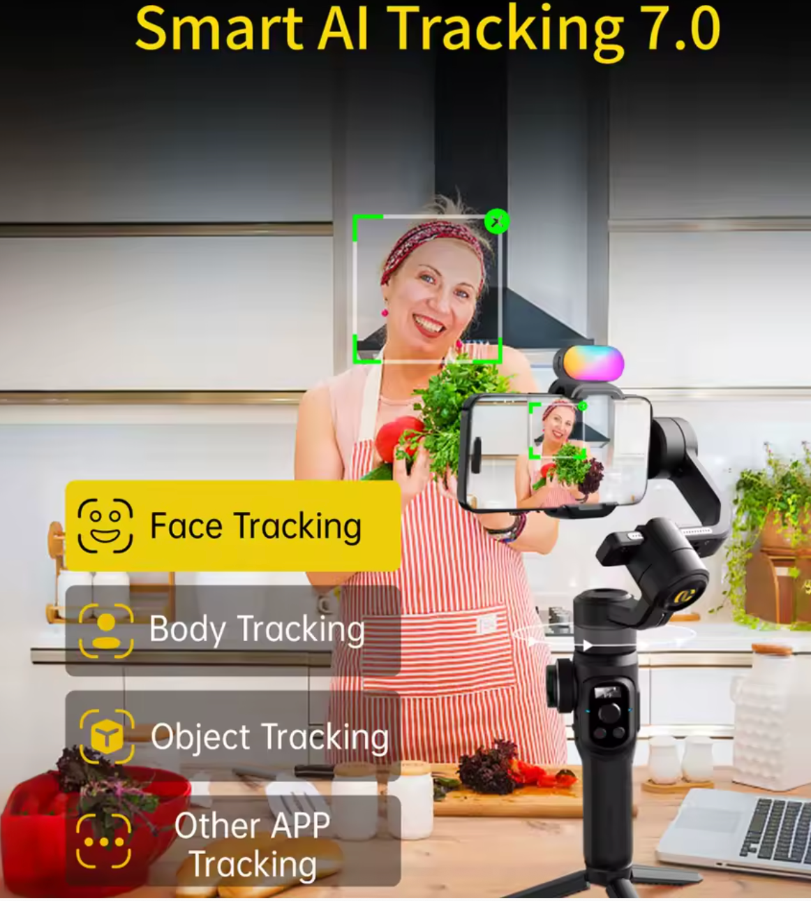 Estabilizador Aochuan S2 Negro