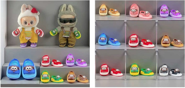 Chanclas Ojos Labubu