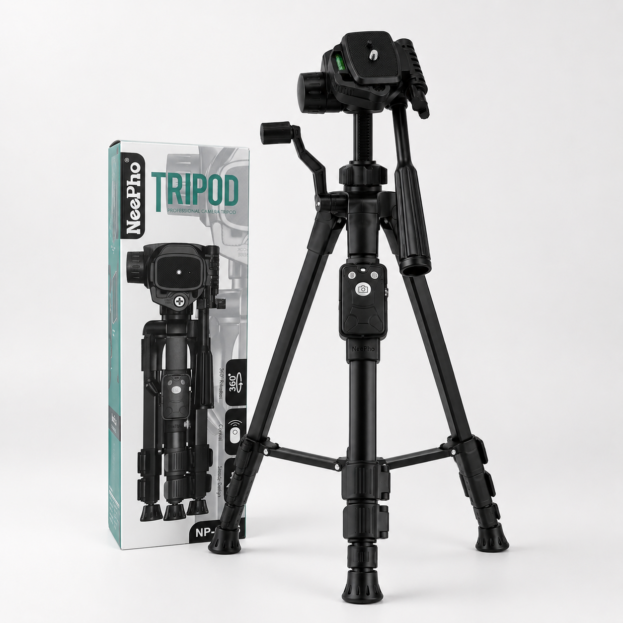 Trípode NeePho 610S en uso